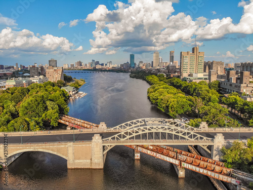 Boston and the BU Bridge