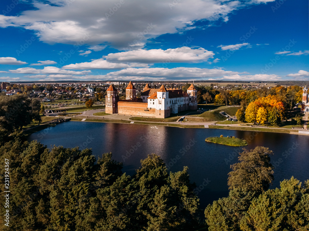 Obraz premium Castle Mir complex historical Belarus