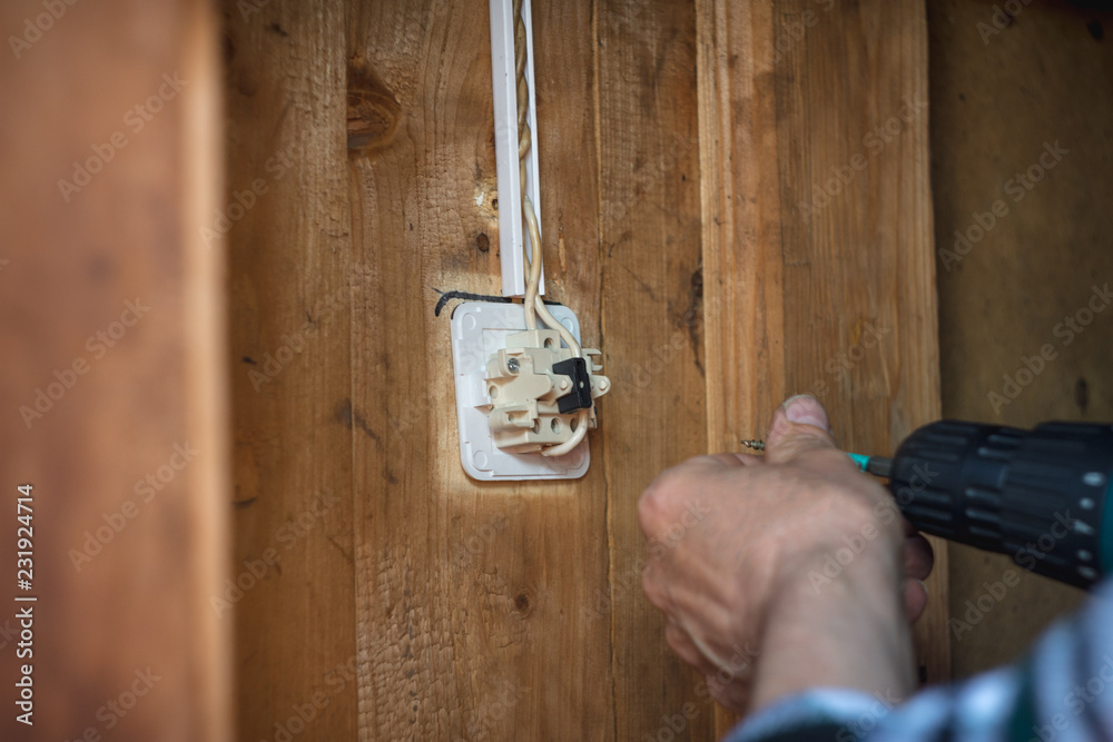 Preparing to install an electrical outlet Preparing to install an electrical outlet