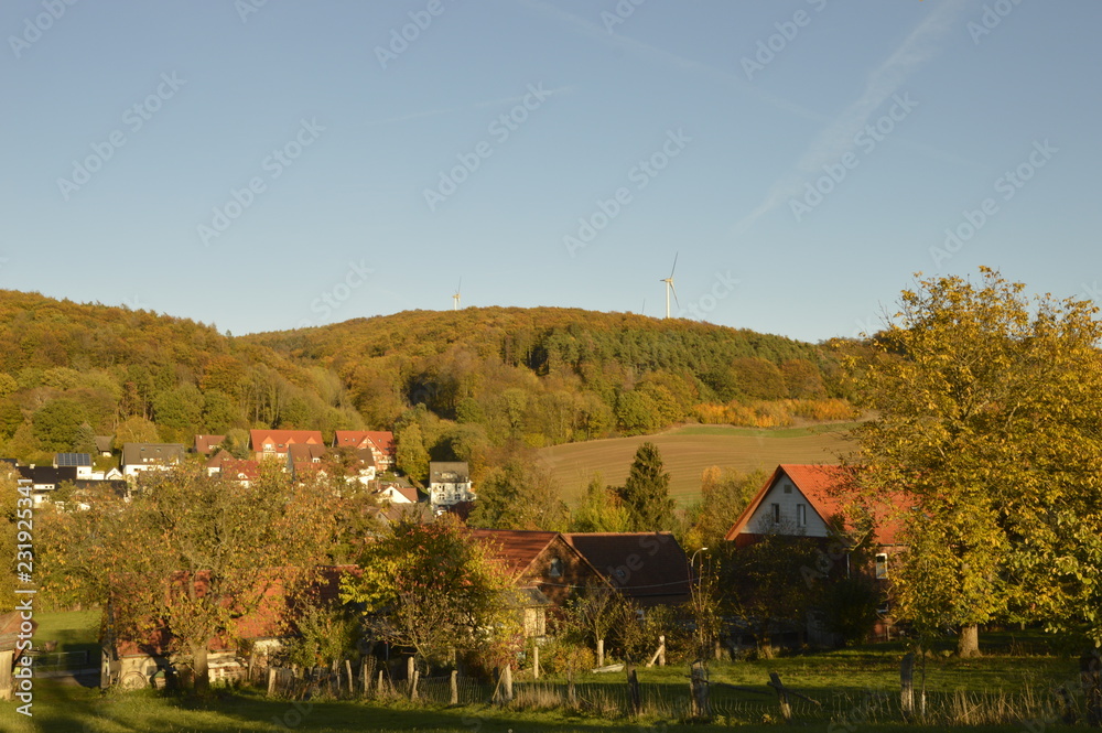 autumn Landscape in Kalletal