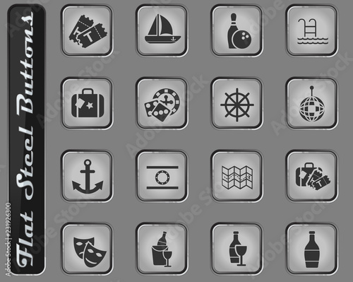 cruise icon set