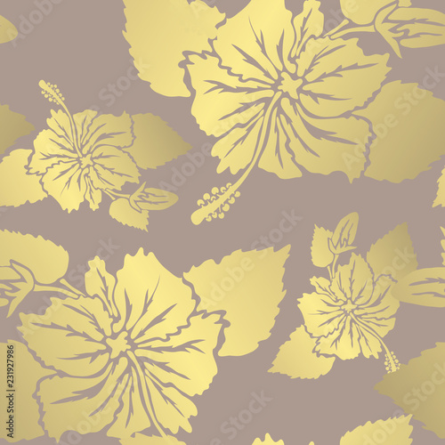 golden seamless pattern