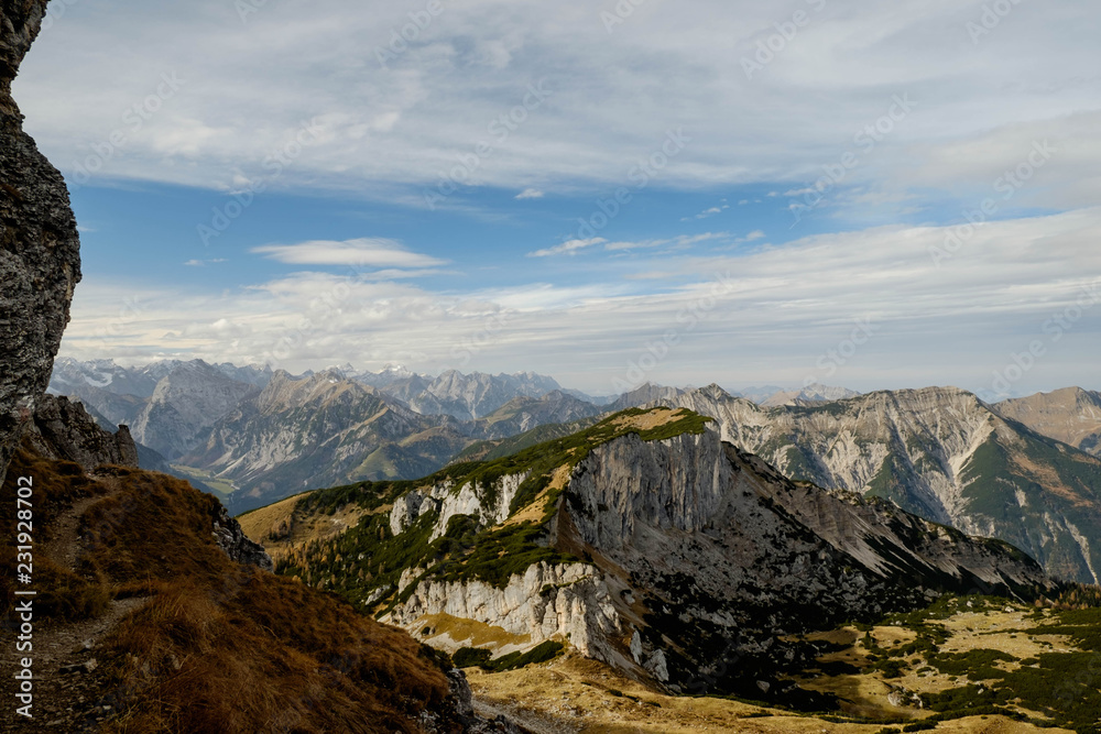 Herbstlandschaft in den Tiroler Alpen