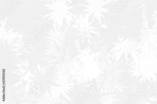 Light background with abstract snowflakes on the glass. The texture of the frozen surface. Light winter, Christmas pattern