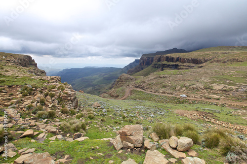 Obraz na płótnie Sani Pass, Drakensberg, South Africa w salonie