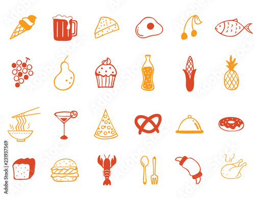 food Icon set 