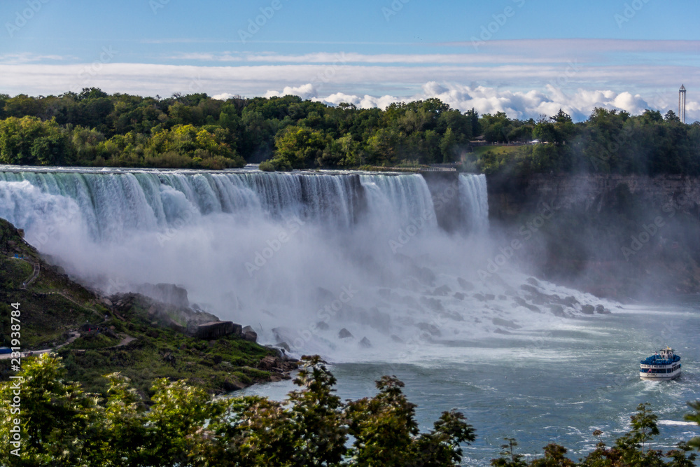 Niagara falls on the canadian side