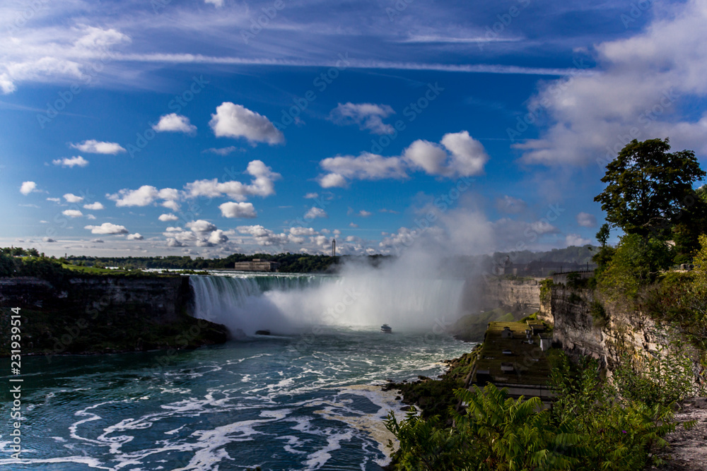 Niagara falls on the canadian side Niagara falls on the canadian side