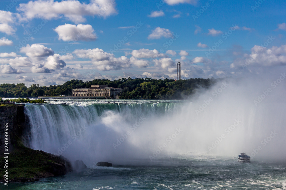 Niagara falls on the canadian side Niagara falls on the canadian side