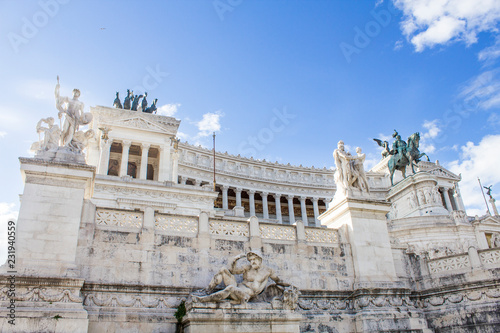Monument to Victor Emmanuel II (Vittoriano) in Rome
