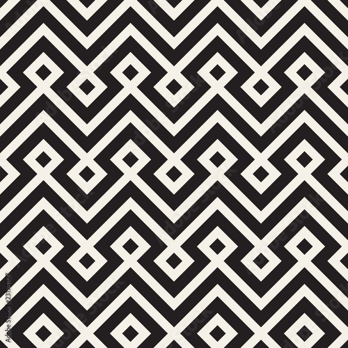 Vector seamless pattern. Modern stylish abstract texture. Repeating geometric tiles