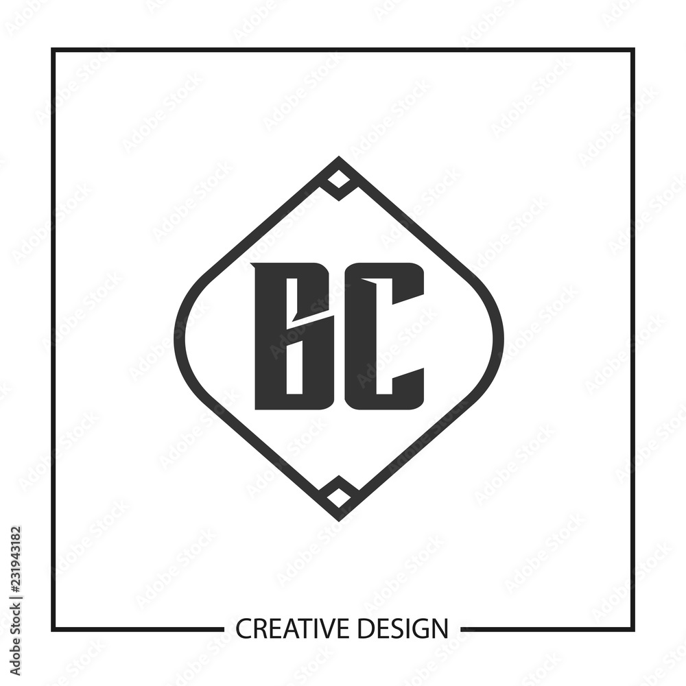 Initial Letter BC Logo Template Design Vector Illustration Initial Letter BC Logo Template Design Vector Illustration