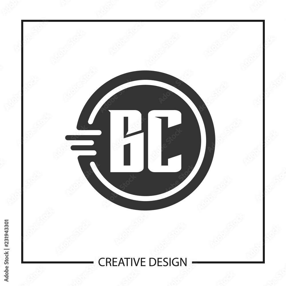 Initial Letter BC Logo Template Design Vector Illustration Initial Letter BC Logo Template Design Vector Illustration