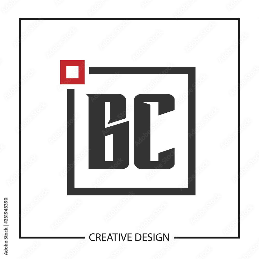 Initial Letter BC Logo Template Design Vector Illustration