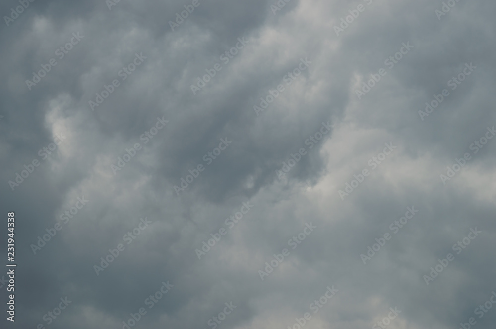 Obraz premium Dark cloudy sky.
