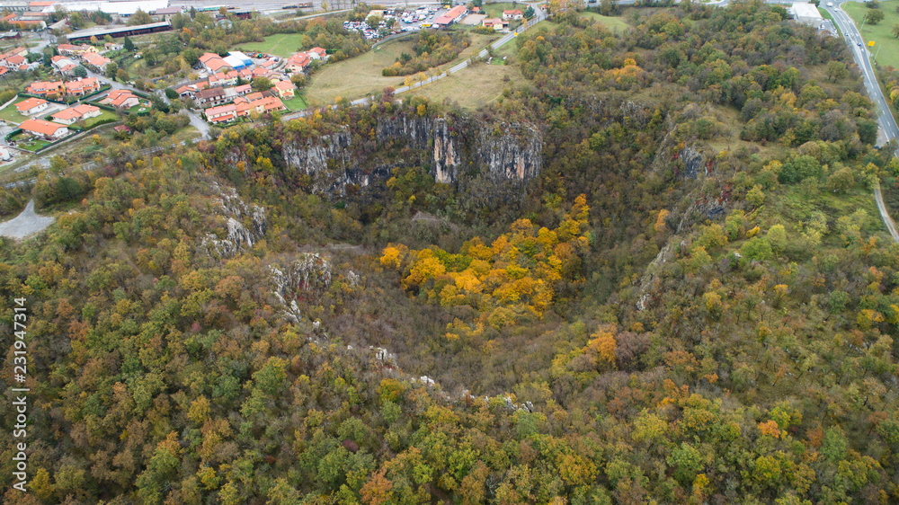 Risnik near Skocjan Caves (Škocjanske Jame) and Divaca (Divača) is one of the biggest a collapse dolines (collapse sinkhole) in Dinaric karst of Slovenia.