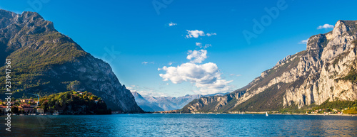 mountains on the lake - landscape