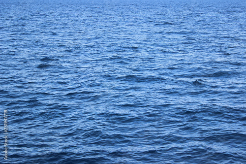 Deep blue water sea ocean surface calm clear clean gradient 