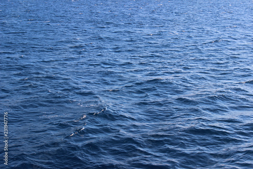 Deep blue water sea ocean surface calm clear clean gradient 