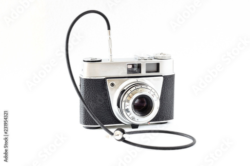 CAMARA ANTIGUA VINTAGE CON DISPARADOR DE CABLE photo