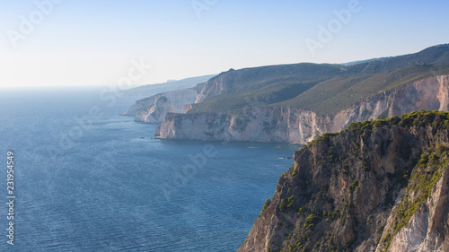 Beautiful view on sunset at Keri, Zakynthos, Greece