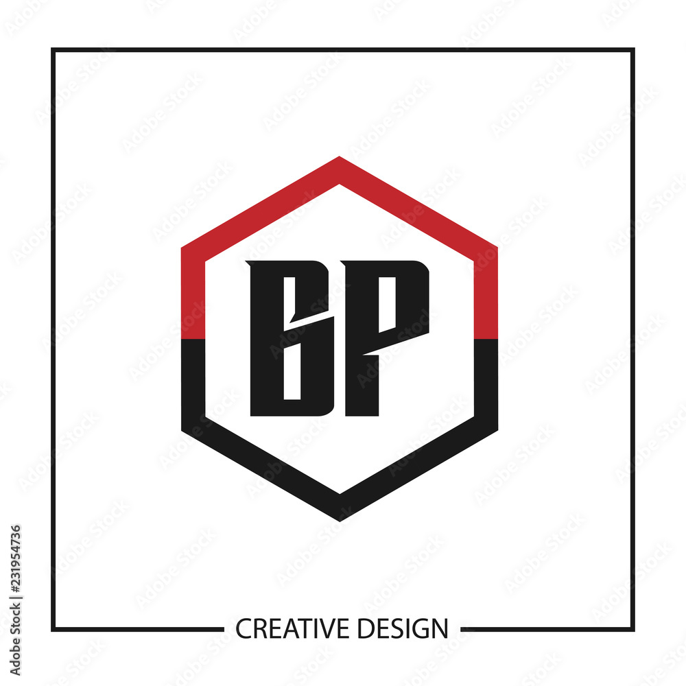 Obraz premium Initial Letter BP Logo Template Design Vector Illustration