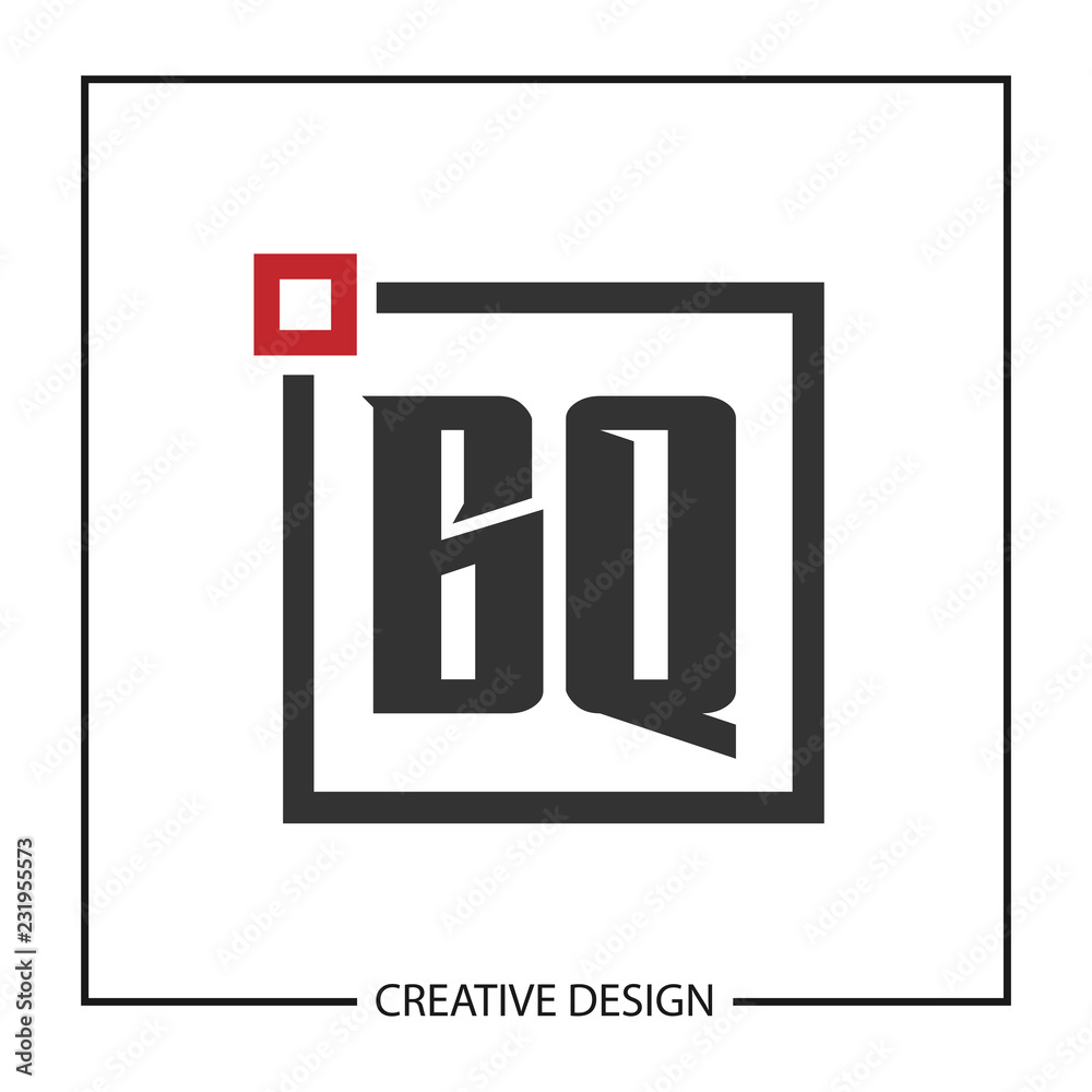 Initial Letter BQ Logo Template Design Vector Illustration Initial Letter BQ Logo Template Design Vector Illustration