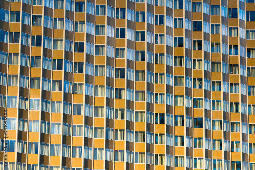 Wall with windows of a modern office building Wall with windows of a modern office building