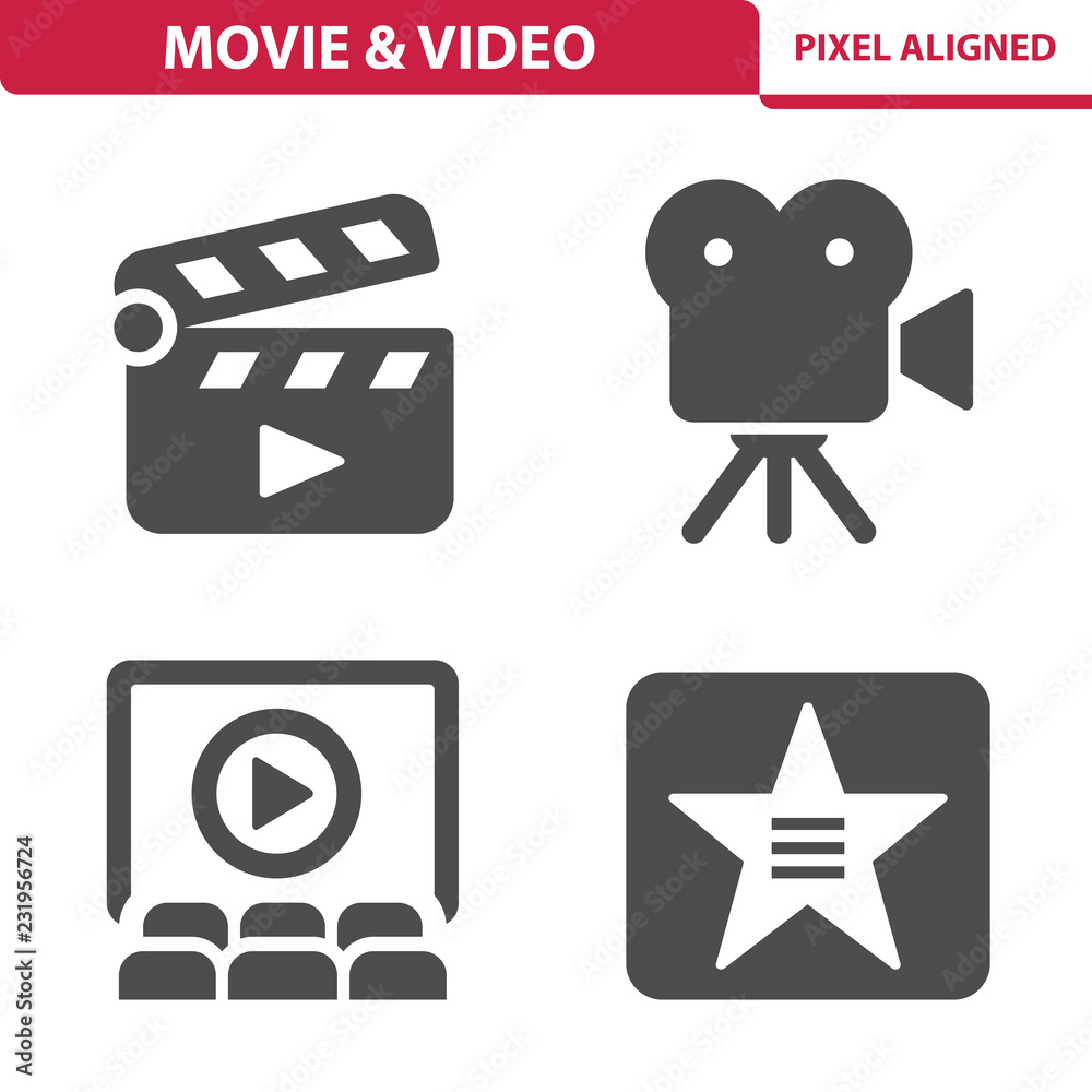 Movie & Video Icons Movie & Video Icons