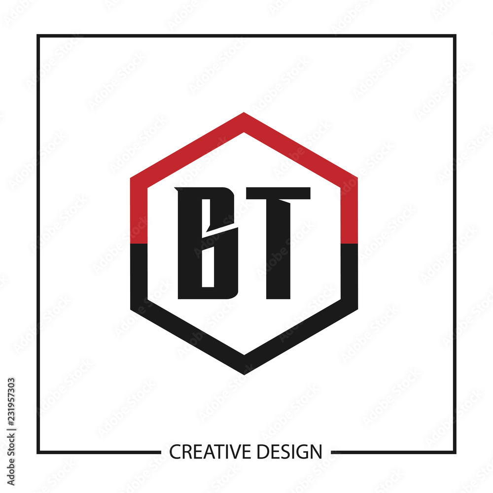 Initial Letter BT Logo Template Design Vector Illustration Initial Letter BT Logo Template Design Vector Illustration