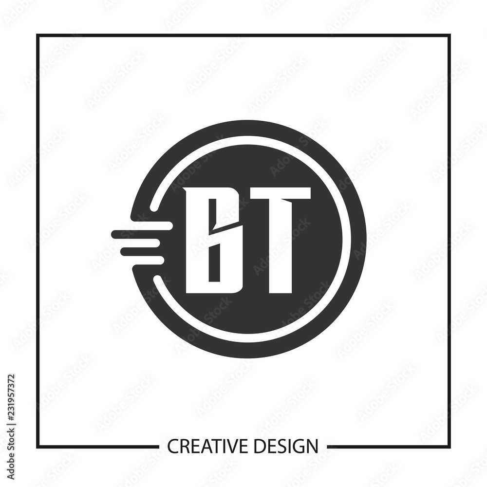 Initial Letter BT Logo Template Design Vector Illustration Initial Letter BT Logo Template Design Vector Illustration