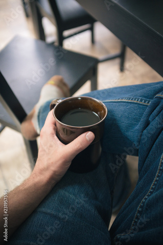 coffee in hand