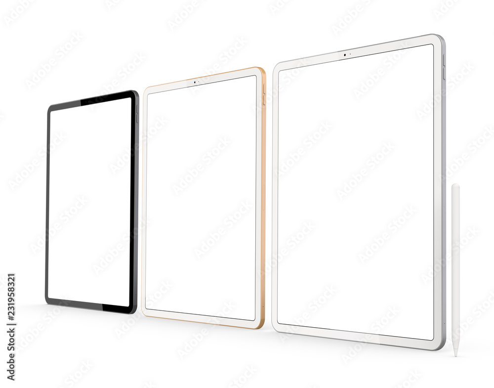 Tablets in the new version. Template, mockup. Tablets in the new version. Template, mockup.