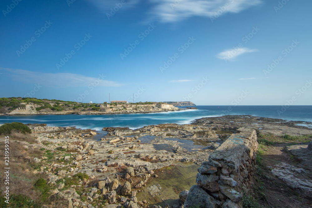Punta de Migjorn, Fort Marlborough, Menorca, Long Exposure 25 sec