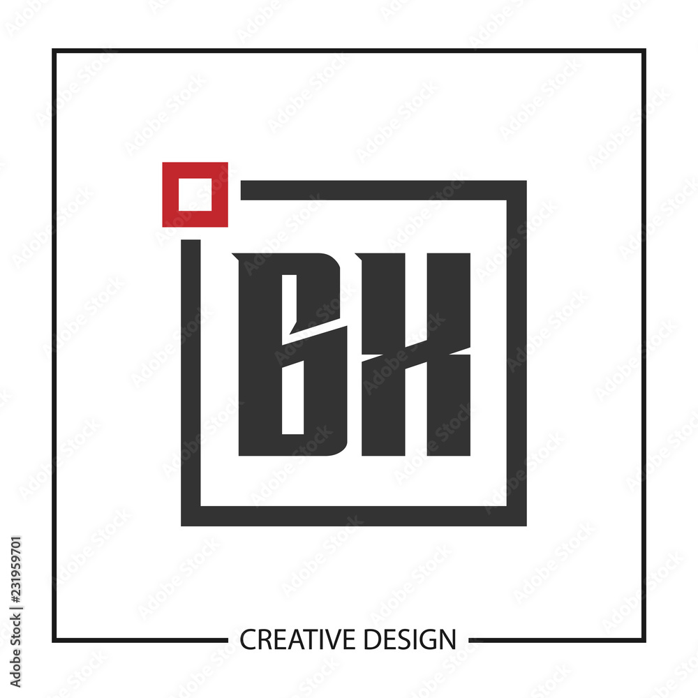 Initial Letter BX Logo Template Design Vector Illustration Initial Letter BX Logo Template Design Vector Illustration