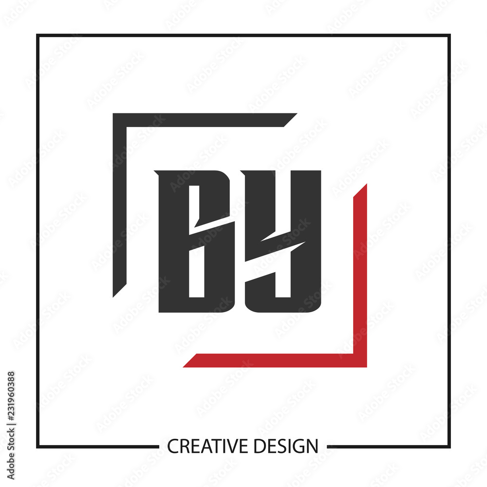 Initial Letter BY Logo Template Design Vector Illustration Initial Letter BY Logo Template Design Vector Illustration