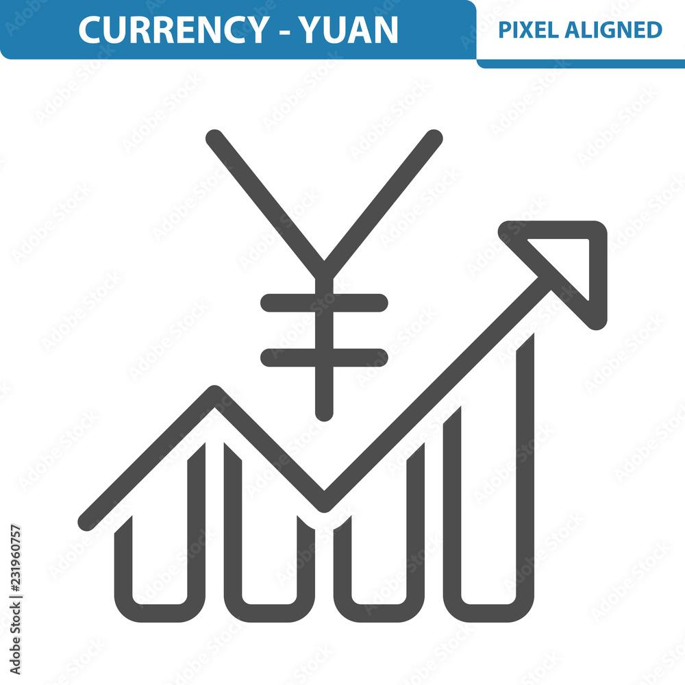 Obraz premium Currency - Yuan Icon