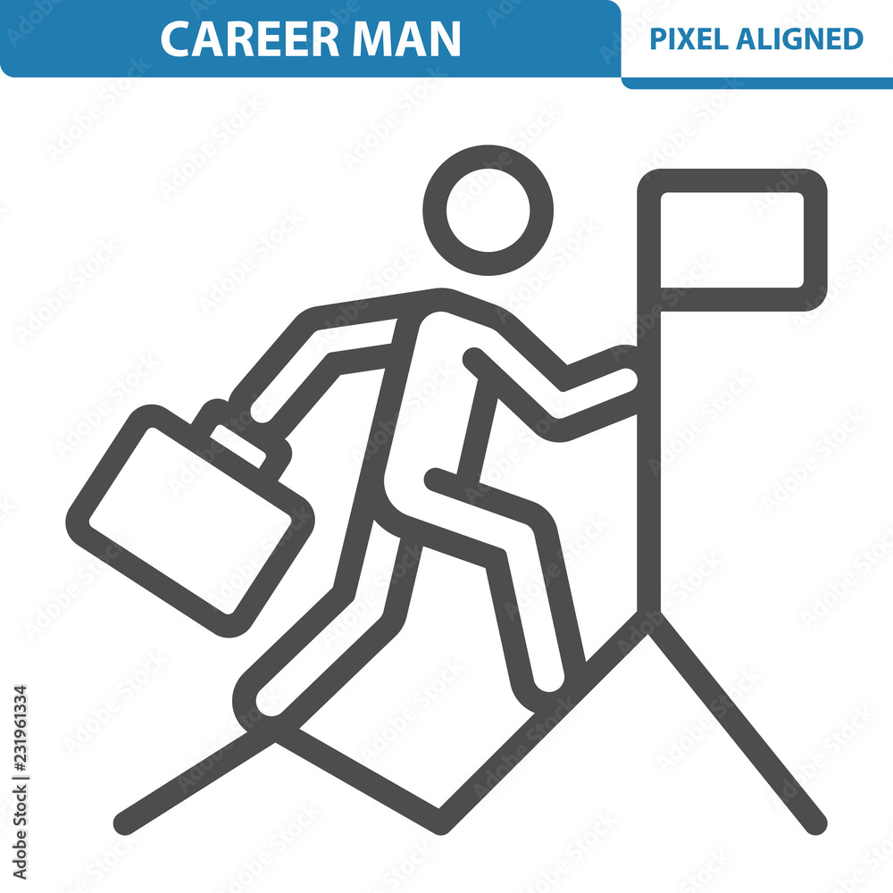 Career Man Icon Career Man Icon