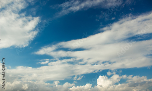  blue sky clouds nature landscape background with empty space for copy or text