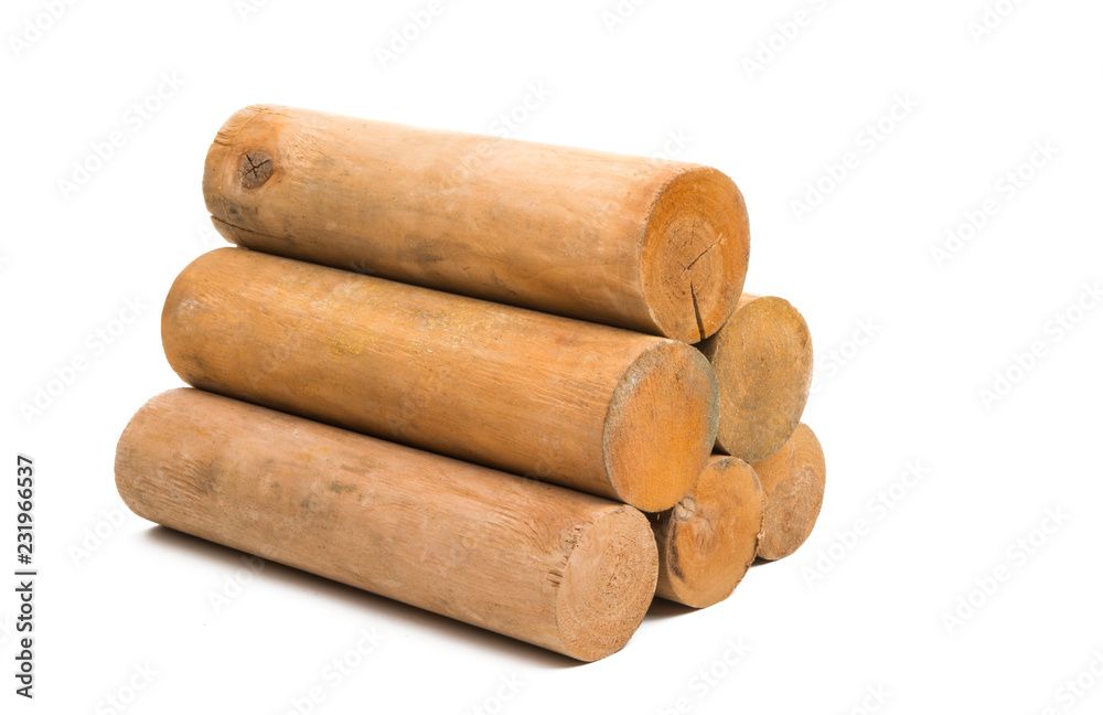 logs isolated