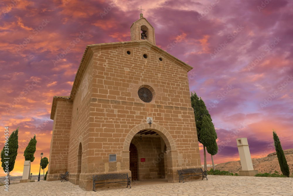 Samper de Calanda hermitege in Teruel, Aragon
