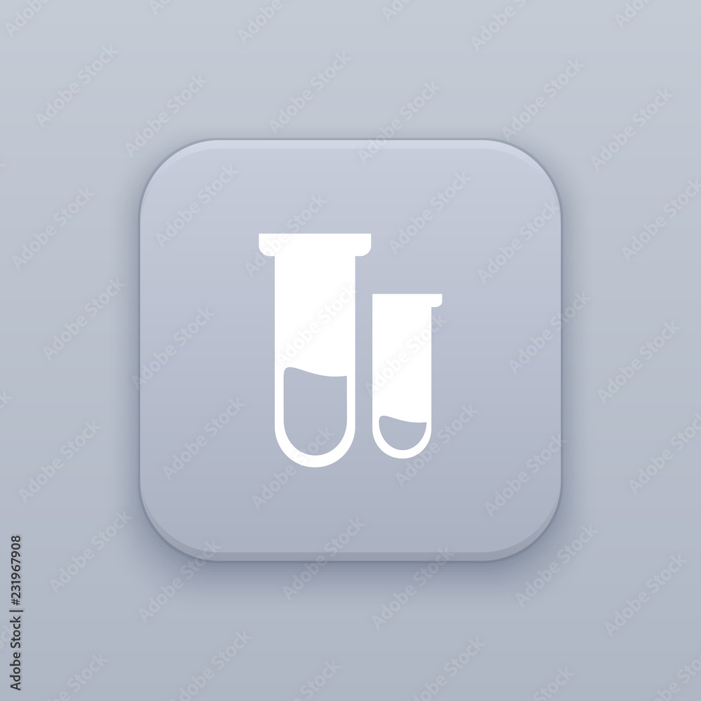 Analysis, tubes button, best vector Analysis, tubes button, best vector
