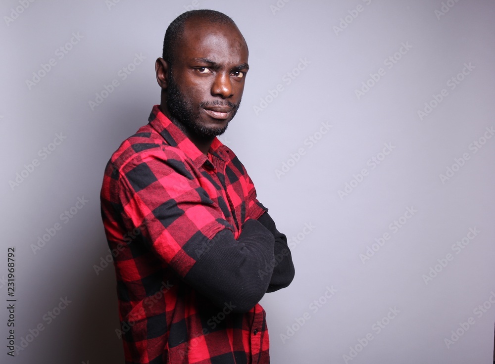 Portrait of a black man Portrait of a black man