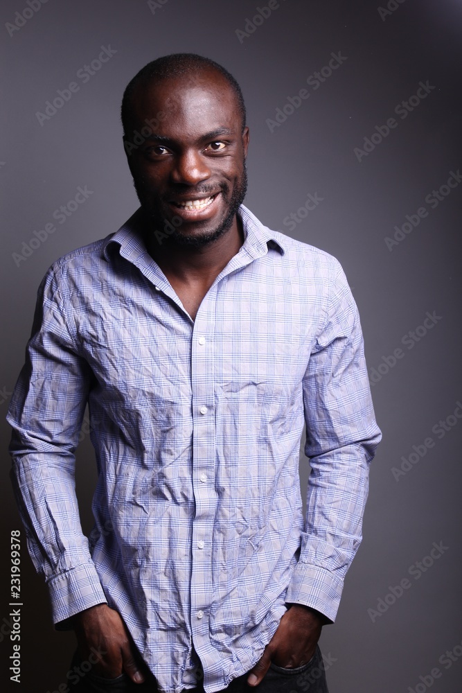 Portrait of a black man Portrait of a black man