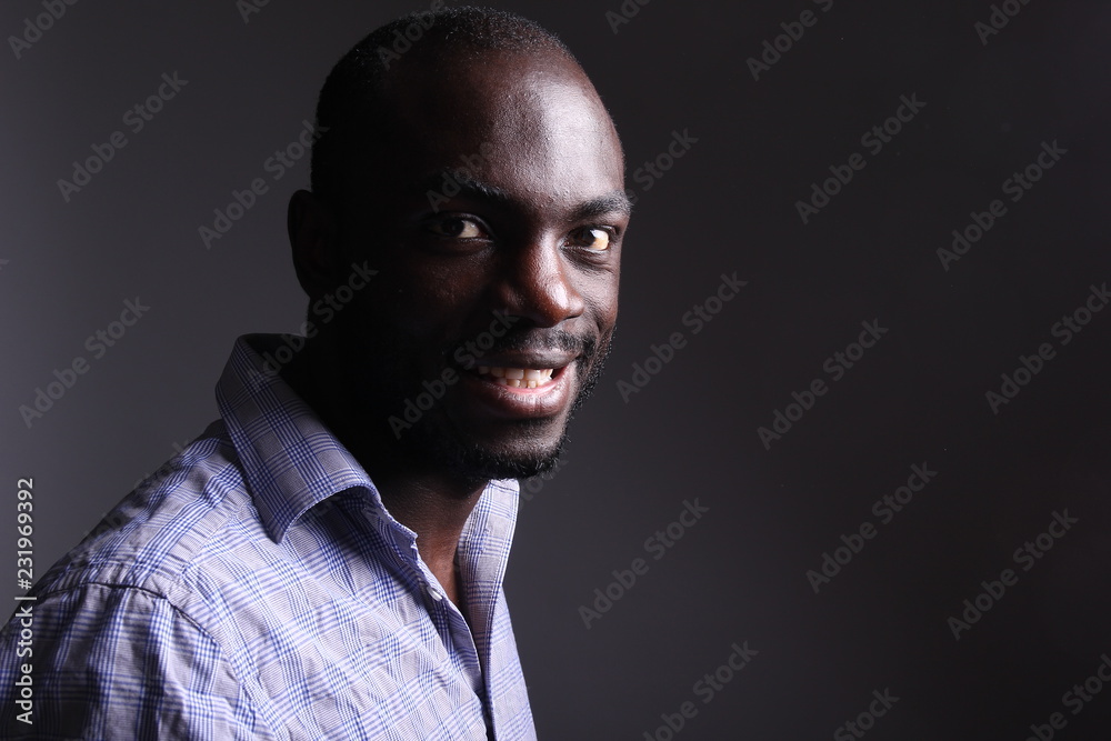 Fototapeta premium Portrait of a black man
