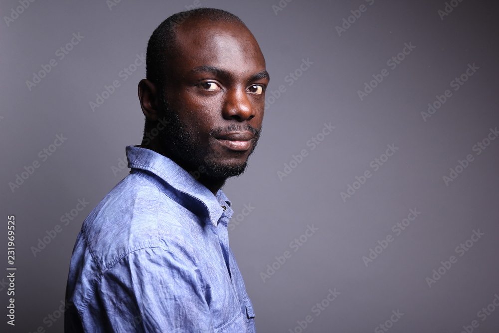 Portrait of a black man Portrait of a black man