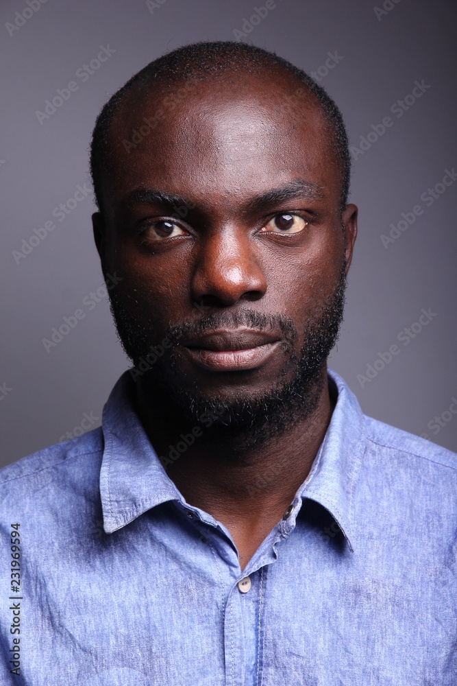 Portrait of a black man Portrait of a black man