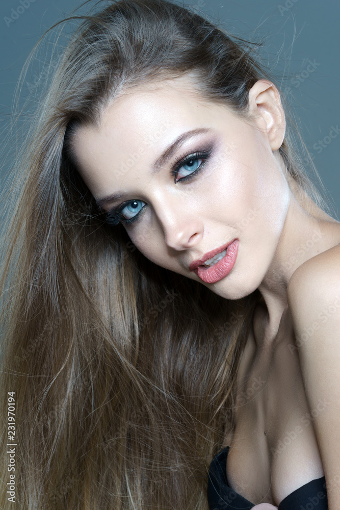 portrait of a beautiful girl glamorous girl portrait of a beautiful girl glamorous girl
