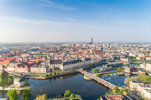 Spring in Wrocław aerial view © Artur Kowalczyk