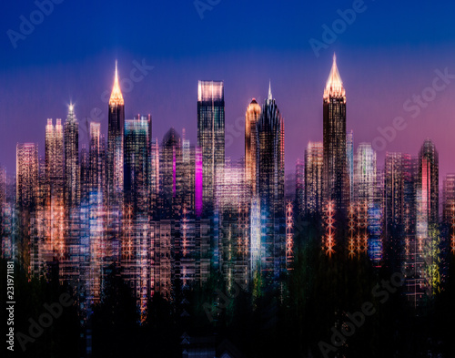 Fotografia Atlanta Night